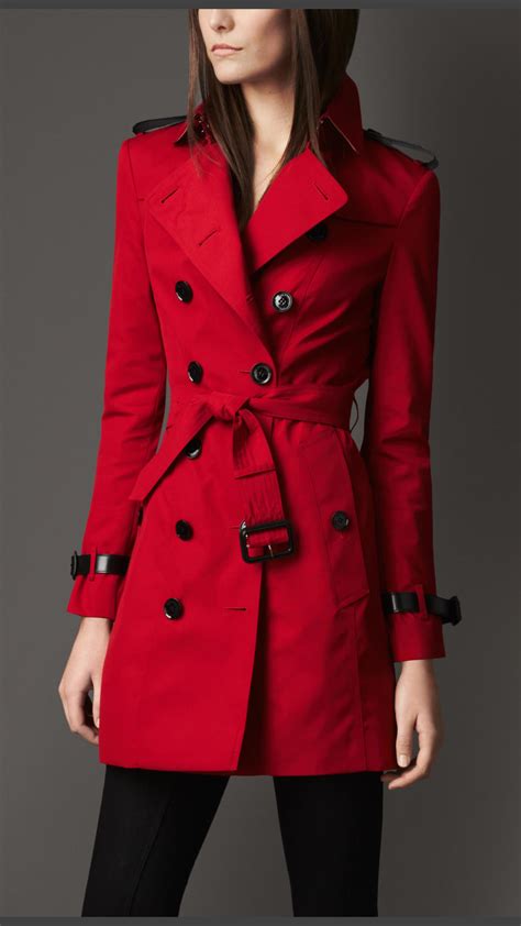 burberry military red trench|are Burberry trench coats waterproof.